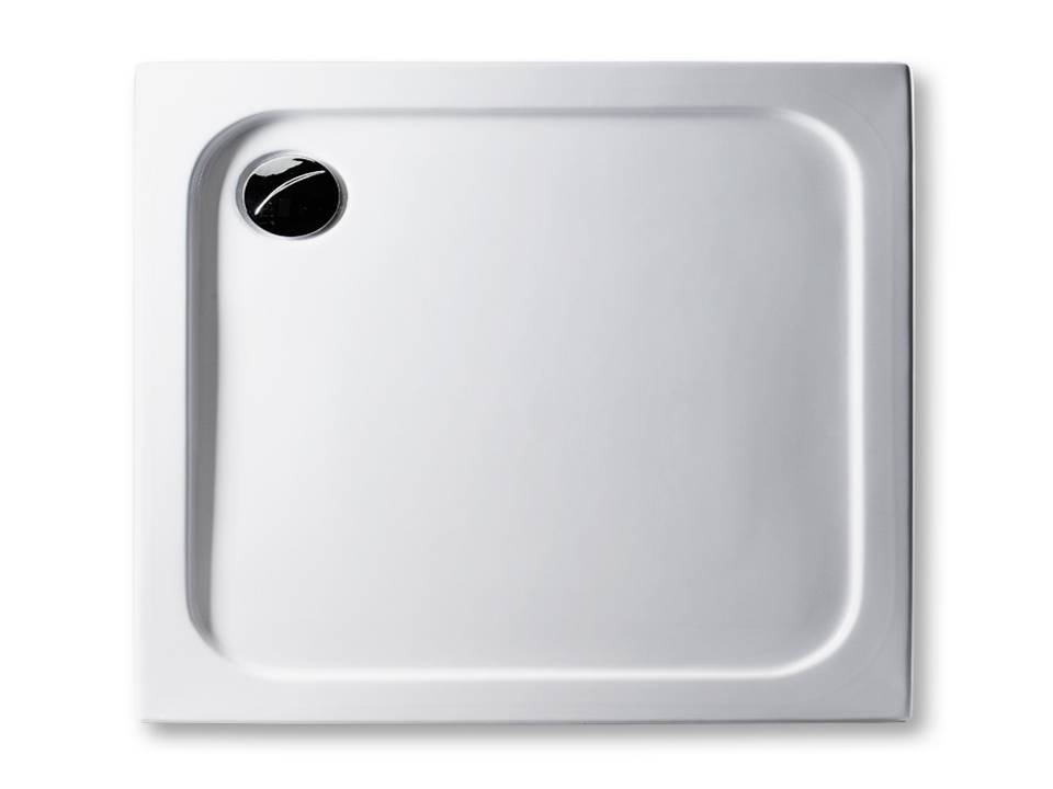 Duschwanne Hamburg 80x75x2,5cm weiß mit EPS Boden
