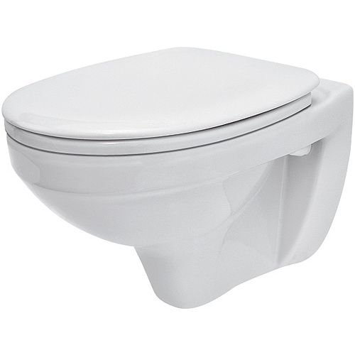 Wand WC Hausmodell weiss  + WC Sitz soft close