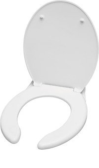 WC Sitz mit Hygieneausschnitt weiß